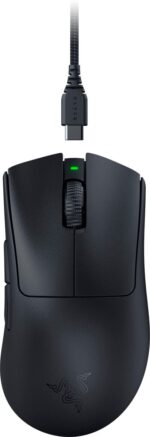 Razer DEATHADDER V3 PRO BLACK – 64g Wireless Gaming Mouse – Ergonomic – 90 Hours Battery – 30K DPI - Image 8