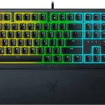 Razer ORNATA V3 Gaming Keyboard – Low Profile Mecha-Membrane Switches – Split Resist – RGB – GR