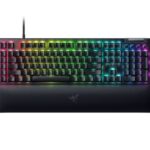 Razer BLACKWIDOW V4 – RGB Gaming Mechanical Keyboard – Underglow LED – Macro – Yellow Linear Switch