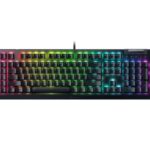 Razer BlackWidow V4 X – RGB Gaming Mechanical Keyboard – Macro Keys – Green Clicky Switches